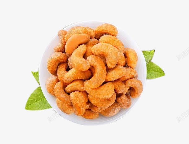 炭烧腰果仁png免抠素材_88icon https://88icon.com 坚果干果零食 炭烧腰果仁