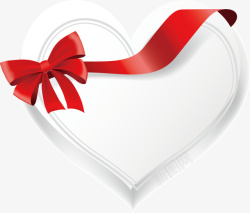 心形贴纸红色蝴蝶结爱心礼盒图形图标高清图片