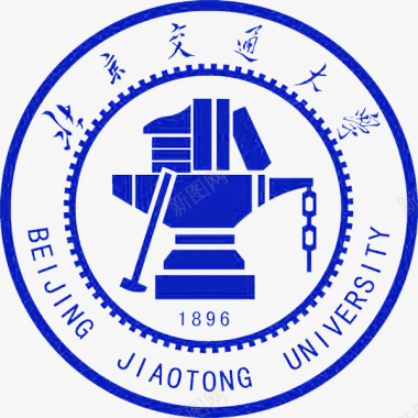 菜单标志矢量图北京交通大学logo创意图标图标