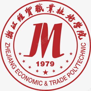 大学logo浙江经贸职业技术学院logo矢量图图标图标