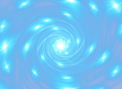 旋涡png炫酷蓝色光点旋涡高清图片