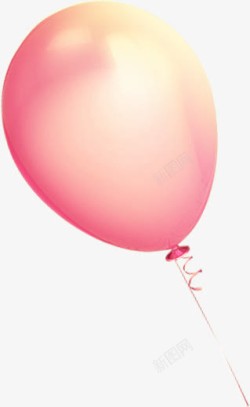 粉色气球装饰素材