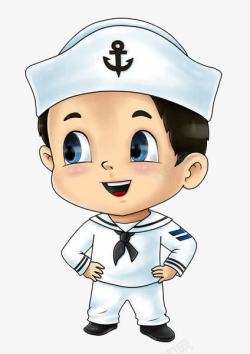 海员卡通穿水手服的男性高清图片