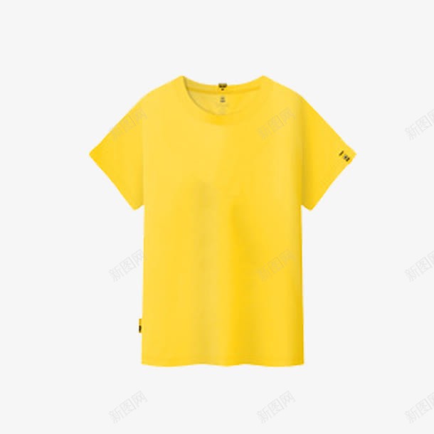 时尚女生黄色女T恤png免抠素材_88icon https://88icon.com 个性 女T恤 短袖 艺术