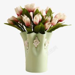流线花器郁金香花瓶花器高清图片