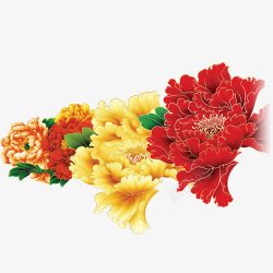 中秋节花朵礼盒折页素素材