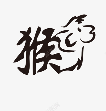 喜庆风海报卡通手绘装饰十二生肖简笔画头像图标图标