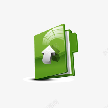 绿色能源图标绿色文件夹图标图标