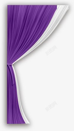梦幻紫色婚礼幕布素材