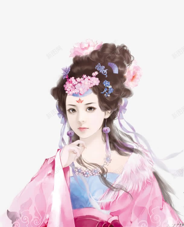 古代气质粉色衣服美女png免抠素材_88icon https://88icon.com 古代 图片 气质 粉色 美女 衣服