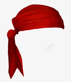 红色头巾素材