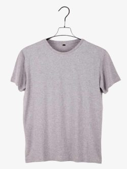 灰色T恤灰色短袖T恤高清图片