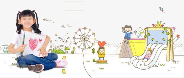 校园网站模板png免抠素材_88icon https://88icon.com 儿童 创意 学生 校园网站 网页模板 韩国网页元素