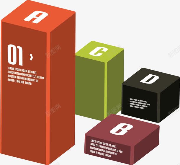 创意PPT元素信息标签矢量图ai免抠素材_88icon https://88icon.com 3D信息图表 PPT信息图表 PPT图表 信息图表 信息标签 数字信息 数据分析 柱形图 演示图形 立体方块 矢量图