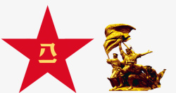 中国喜庆八一建军节素材
