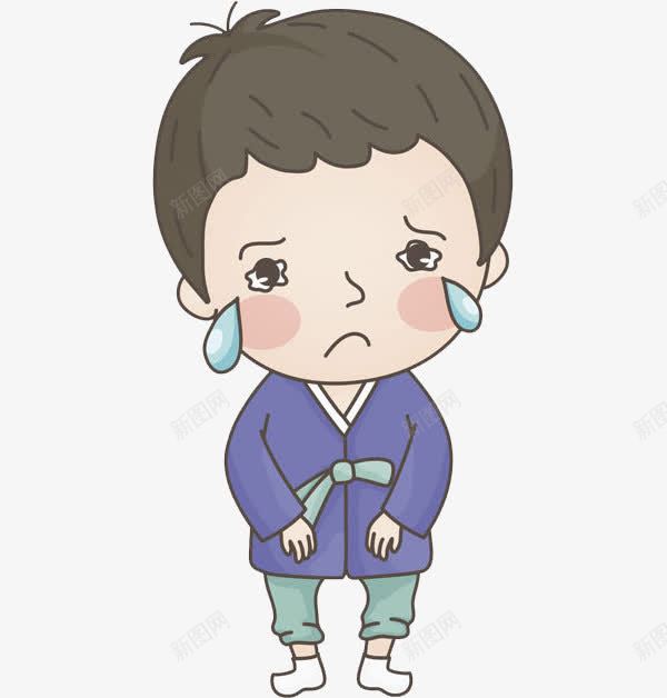 哭啼的男生png免抠素材_88icon https://88icon.com 伤心的 卡通 可爱的 哭啼的 学生 帅气的 男生