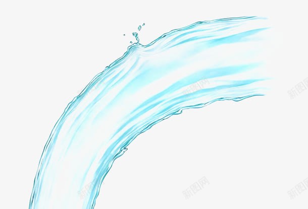 蓝色水流png免抠素材_88icon https://88icon.com 水流 水渍 水滩 水滴 蓝色 透明