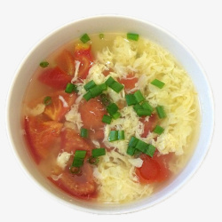 中餐美食番茄蛋汤营养汤素材