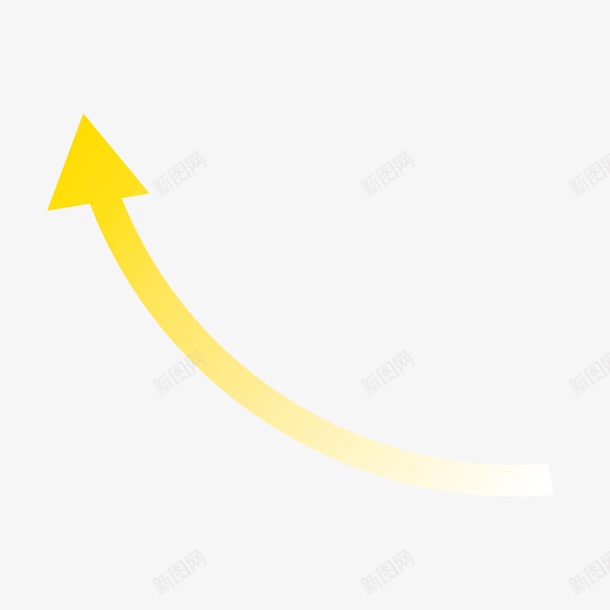 黄色箭头上升曲线png免抠素材_88icon https://88icon.com 上升 上升曲线 曲线 箭头 箭头涨价 黄色