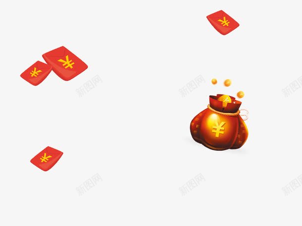 红包福袋页面装饰图案png免抠素材_88icon https://88icon.com 福袋 红包 页面装饰图案