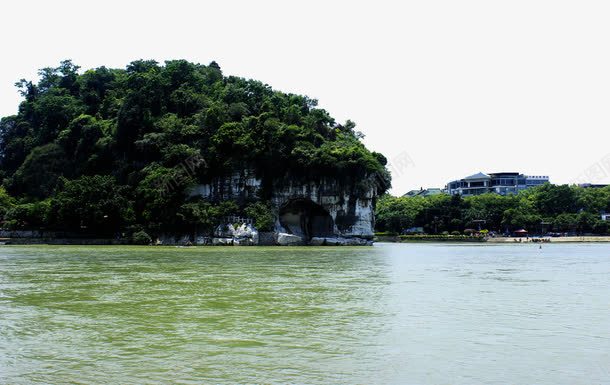 绿色象鼻山png免抠素材_88icon https://88icon.com 云彩 天空 山水 山水风景 摄影 桂林 海 海洋 海滩 自然景观 蓝天 象鼻山