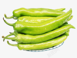 绿色辣椒辣尖椒蔬菜食材料理高清图片