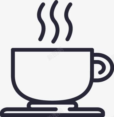 矢量热茶免抠PNG下午茶矢量图图标图标