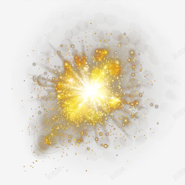 金色粒子光束png免抠素材_88icon https://88icon.com EPS 光束 合成元素 效果 粒子 金色