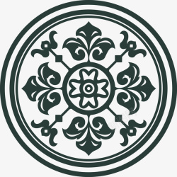 瑶族花纹黑色花纹图案高清图片