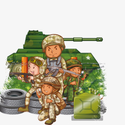 军训迷彩中小学生军事训练营高清图片