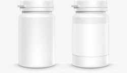 柱形罐头空白包装盒空白产品包装矢量图高清图片