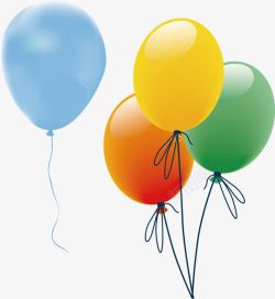 带线的气球超大气球高清图片