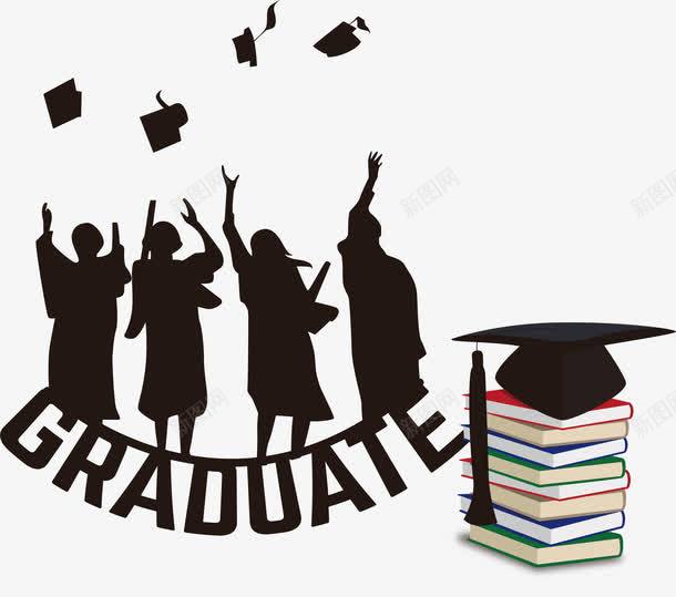 毕业生博士帽学生帽png免抠素材_88icon https://88icon.com 书本 书籍 博士帽 卡通毕业生 学习用品矢量博士帽 毕业生 矢量纸卷 试卷