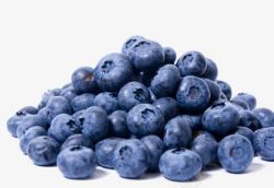 一堆蓝莓一堆美味蓝莓高清图片