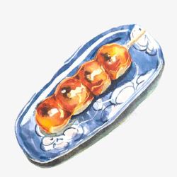 红薯丸手绘画片素材