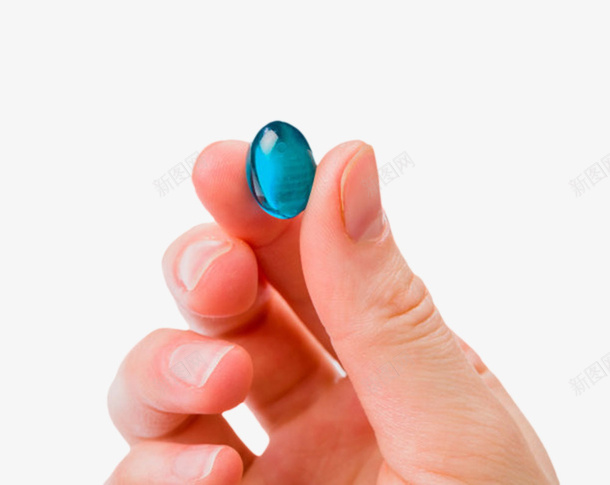 手捏着一颗蓝色半透明的胶囊png免抠素材_88icon https://88icon.com 左右手 手指 拿着 捏着 美味 美食 药品 补品 食品药品 食物 食用 饮用