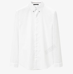 白色简约时尚立体流行衬衫素材