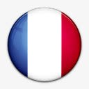 法国旗帜图素材
