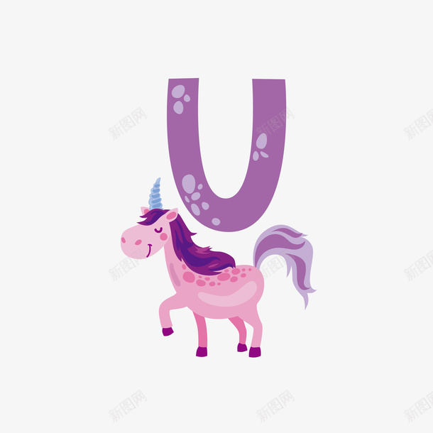 U字母卡通独角兽矢量图eps免抠素材_88icon https://88icon.com U字母 卡通 卡通动物 可爱 可爱动物 可爱独角兽 独角兽 矢量图