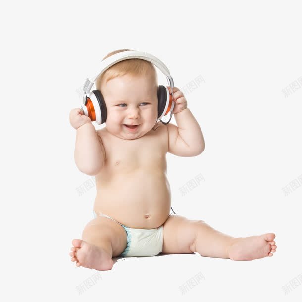 戴着耳机的宝宝png免抠素材_88icon https://88icon.com baby 宝宝 小北鼻 小宝贝 戴着耳机的小孩