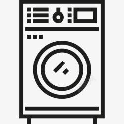 家居洗涤洗衣机图标高清图片