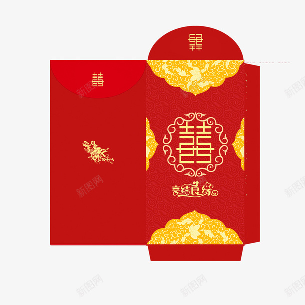 婚庆喜结良缘红包psd免抠素材_88icon https://88icon.com 喜宴 喜庆 喜结良缘 婚宴 恭喜发财 红包 红色 结婚