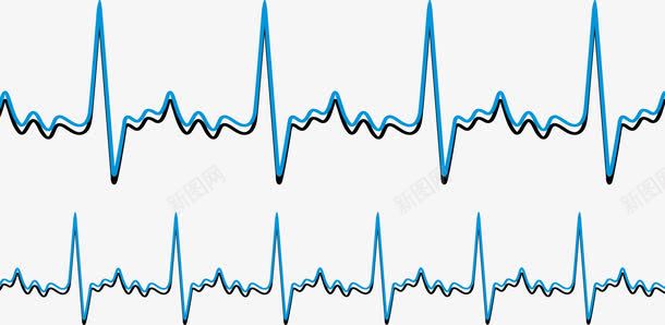 频率一样的心率图png免抠素材_88icon https://88icon.com 大小相同 心率图 心电图 频率相同的线条