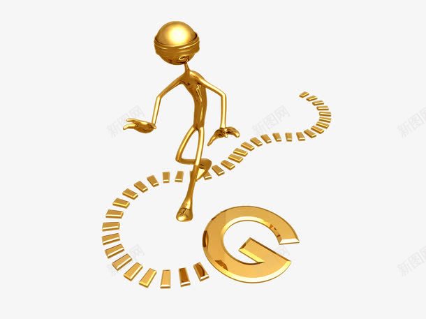小金人走过的路png免抠素材_88icon https://88icon.com 3d小人 PPT元素 套路 字母G 小金人 金色痕迹