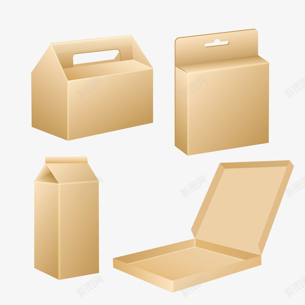 礼品包装盒空白模板矢量图eps_88icon https://88icon.com 包装盒模板 模板 矢量礼品 礼品 礼品包装盒 空白 矢量图