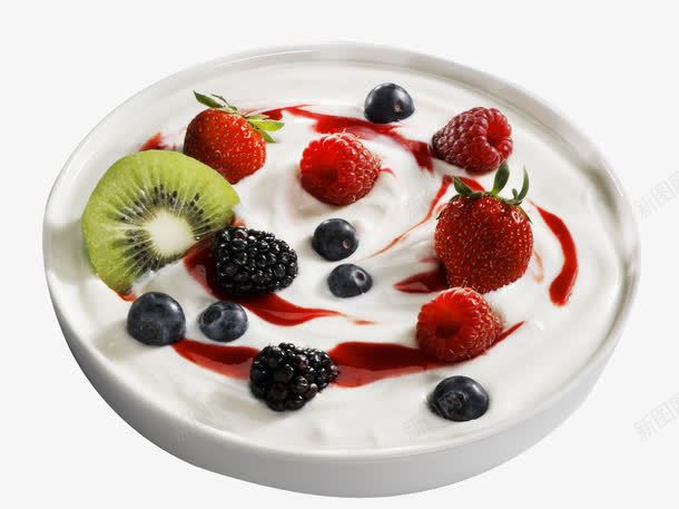 果味酸奶png免抠素材_88icon https://88icon.com 产品实物 树莓 水果 猕猴桃 蓝莓