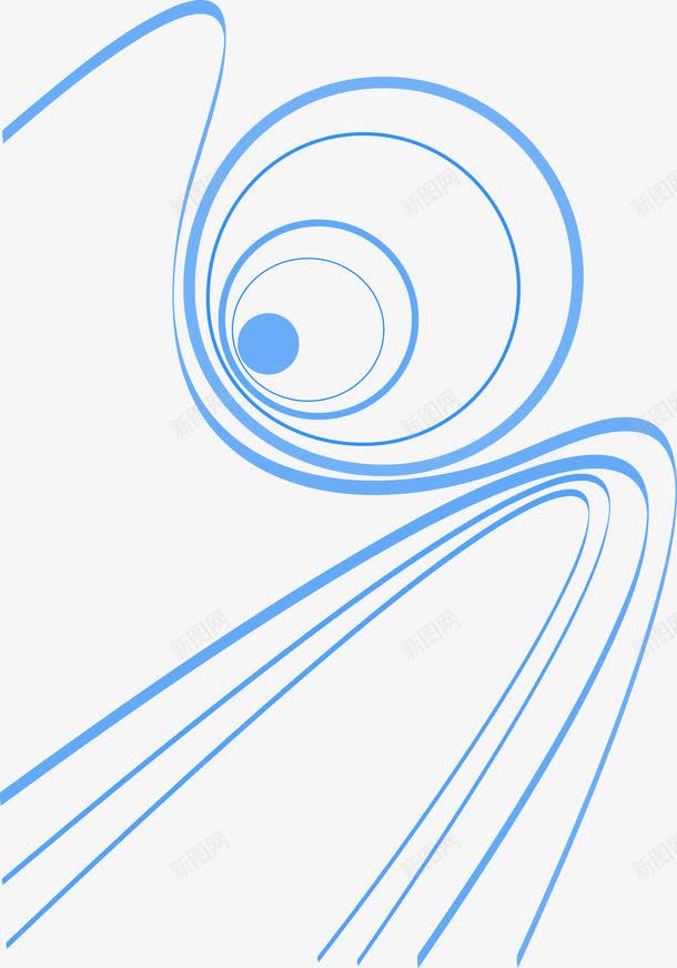 蓝色底纹png免抠素材_88icon https://88icon.com 元素 几何 图案 圆 圆圈 圆形 底纹 曲线 素材 线条 背景 花纹 蓝色 设计