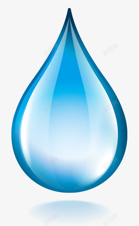 蓝色水滴png免抠素材_88icon https://88icon.com 一滴水 公益宣传 水源 水滴 蓝色水滴 装饰图案