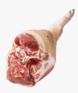 新鲜猪腿肉实物素材