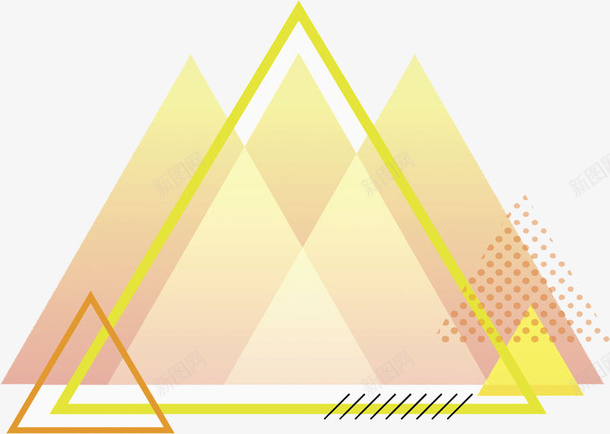 创意三角形png免抠素材_88icon https://88icon.com 三角形 促销 几何图 图案 打折 渐变图形 炫彩 装饰